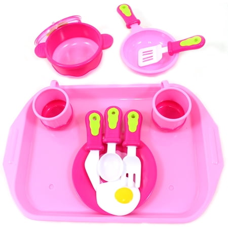 PlayWorld Kitchen Connection Breakfast Cookware Playset for Kids