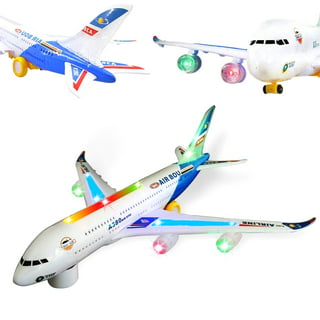 Kidsthrill Kids Airplane Toys for Boys, Friction Powered Toddler Airplane  with Lights and Airplanes Sound, Set of 3 Colors Travel Set Push and Go Toy  Planes - Toy Airplane for Toddlers 1-3 2-4 