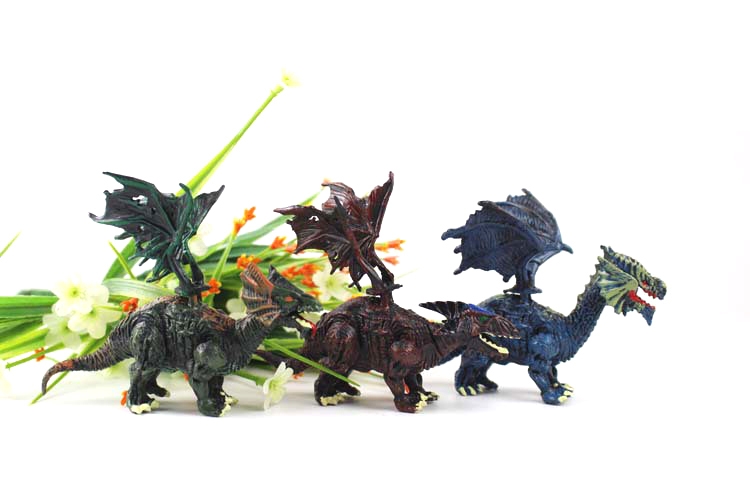 PlayWorld Prehistoric Past Dragon Figurine Puzzles In Hatching