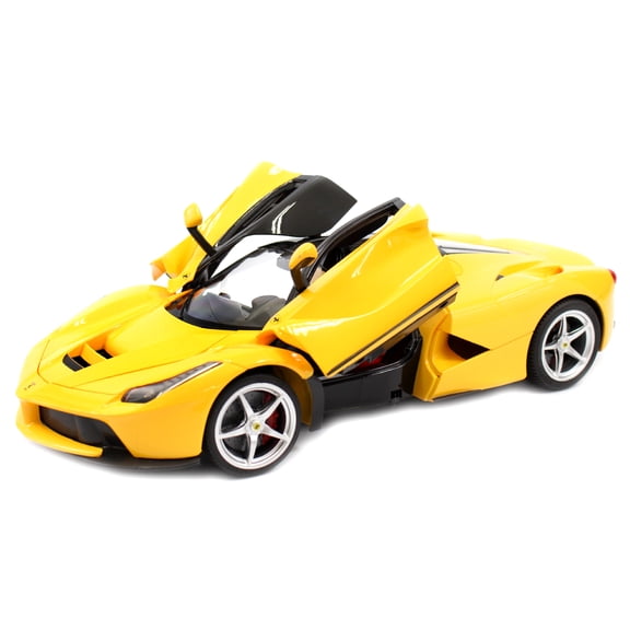 PlayWorld Ready! Set! Race! 1:14 RC LaFerrari Model RTR With Open Doors - Yellow