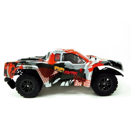 PlayWorld Ready! Set! Race! 2.4G 1:12 RC Pathfinder Racing Truck Silver