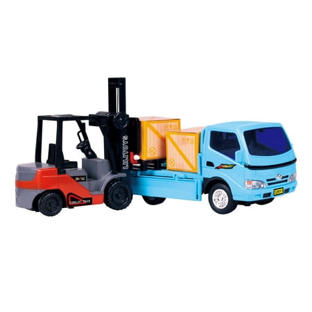 PlayWorld Ready! Set! Race! Forklift & Truck Play Set