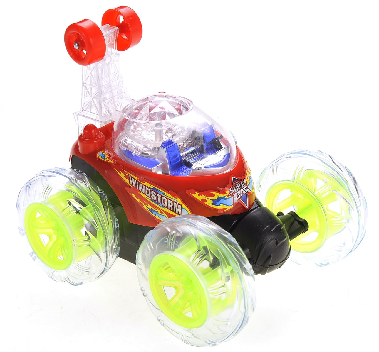 PlayWorld Ready! Set! Race! RC Remote Control Stunt Twister Car w