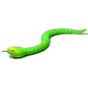 PlayWorld Realistic RC Snake With Egg Shaped Controller Green