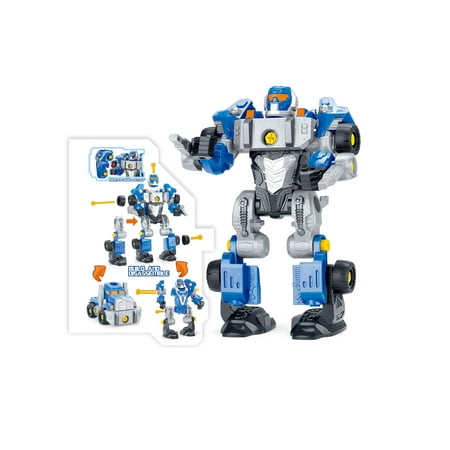 PlayWorld Robotic Revolution 3-in-1 Take-A-Part Robot Toy Playset - Blue