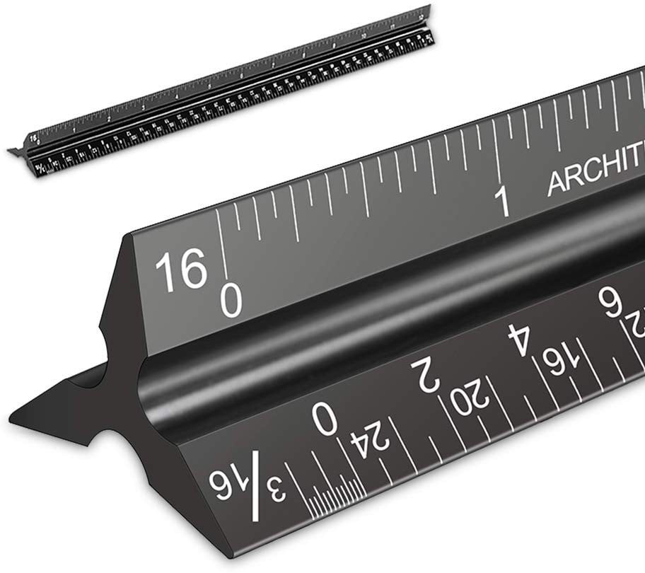 PlayWorld Toolbench Time! Triangular Architect Ruler - Black - Walmart.com