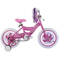 thumbnail image 1 of PlayWorld Wonder Wheels Play World 16 In. BMX S-Type Frame Bicycle Coaster Brake One Piece Crank Pink Rims White Tire Kid's Bike, Pink, 1 of 8
