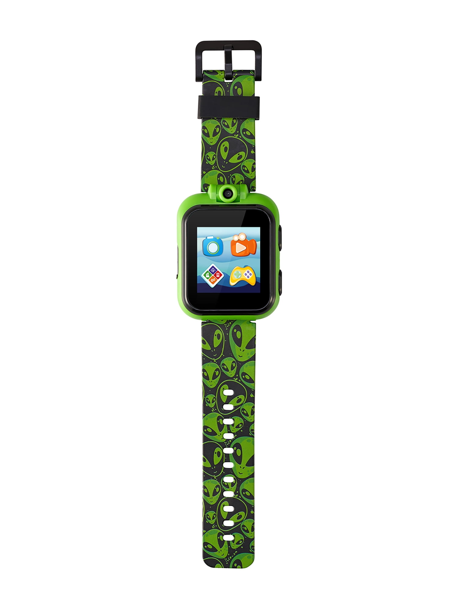 PlayZoom 2 Kids Boys Black/Green Alien Smartwatch & Earbuds Set