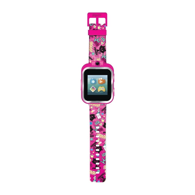 PlayZoom 2 Kids Smartwatch - Video Camera Selfies STEM Gift for Kids (Fuchsia Kitty Cats Print)