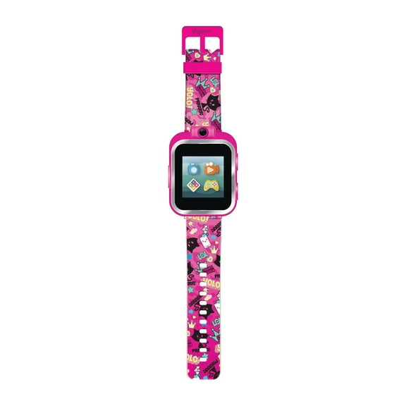 PlayZoom 2 Kids Smartwatch - Video Camera Selfies STEM Gift for Kids (Fuchsia Kitty Cats Print)