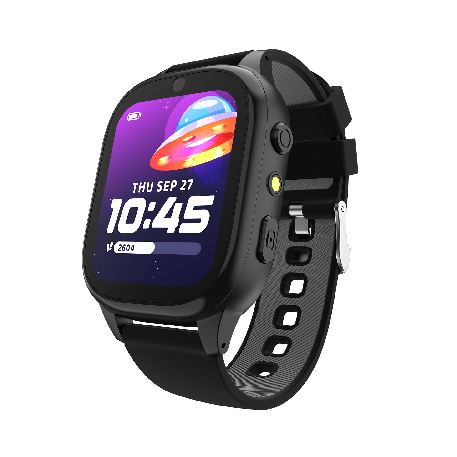 PLAYZOOM 4 Kids Smartwatch 25 STEM Games, Camera, Step Counter, Audiobooks, Bluetooth, Splash Resistant, 7-Day Battery