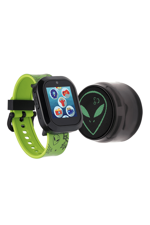 Boys V3 Green Alein UFO with Bluetooth Speaker Set