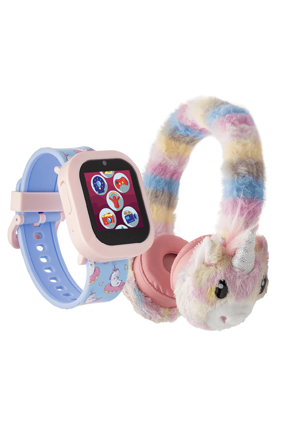Girls V3 Pink Unicorn with Bluetooth Headphone Set