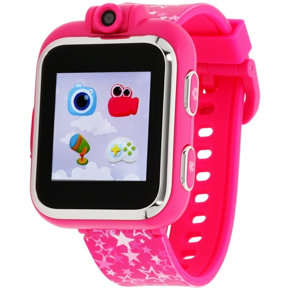 PlayZoom Kids smart watch - Stars - Video and Camera Selfies Music Learning Educational Fun Interactive Games Touch Screen Sports Digital Watch Birthday Gift for Kids Toddlers Boys Girls Fun Prints