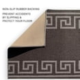 thumbnail image 1 of Playa Rug Custom Size Greek Key Design Gray, Dark Gray Color Non-Slip Rubber Backing- 31 Inch WidexYour Choice of Length Runner Rug 10 Feet - Dark, 1 of 5