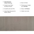 thumbnail image 1 of Playa Rug Custom Size Solid Design 26 Inch Wide Non-Slip Stair Runner Rug 11 Feet - Beige, 1 of 5