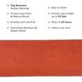 thumbnail image 1 of Playa Rug Custom Size Solid Design 31 Inch Wide Non-Slip Stair Runner Rug 30 Feet - Orange, 1 of 5