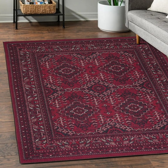 Playa Rug Denali Design, Machine Washable - Eco Friendly, Non-Slip Backing, Stain-Resistant Area Rug/Runner Rug