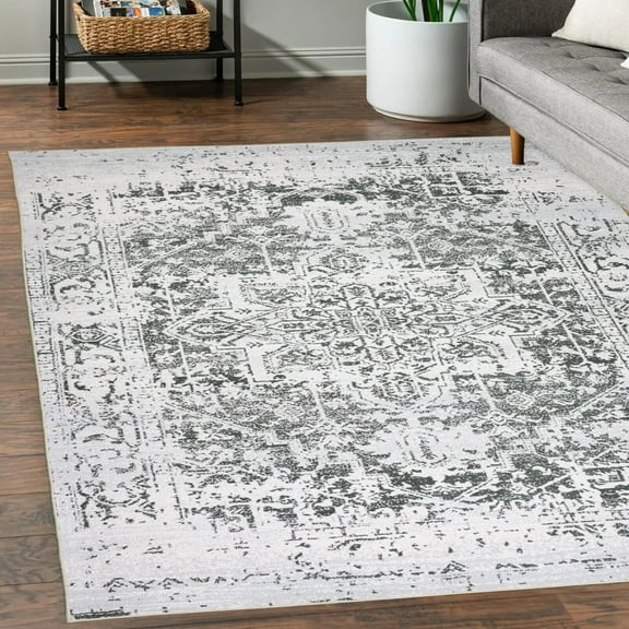 Playa Rug Himalayas Design, Machine Washable - Eco Friendly, Non-Slip Backing, Stain-Resistant Area Rug/Runner Rug