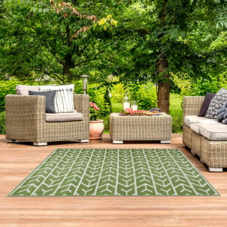 Flatweave Outdoor Rug, 100% Recycled P.E.T., Multicolor