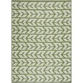 thumbnail image 1 of Playa Rug Amsterdam Lightweight Reversible Recycled Plastic Outdoor Floor Mat Green&Crème 8'x10' 8' x 10', 1 of 5