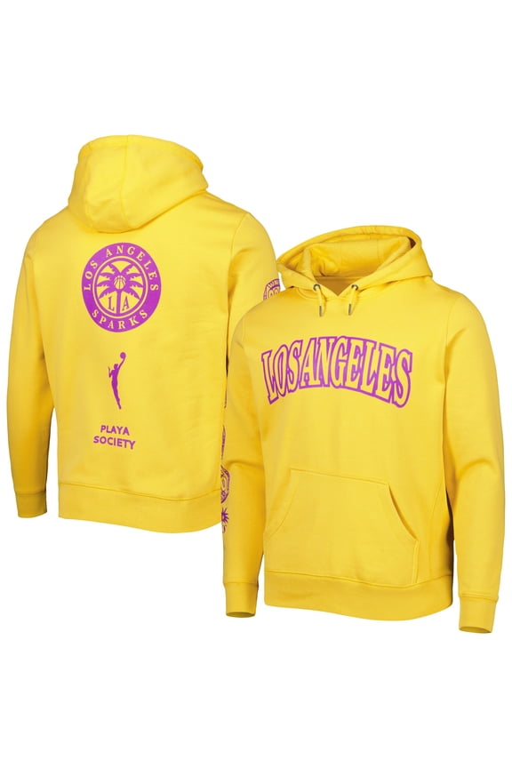 Gold Los Angeles Sparks Legacy Logo Pullover Hoodie