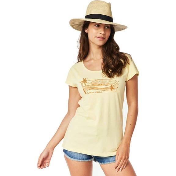 Playabella Graphic Short Sleeve T-Shirt [Light Yellow]