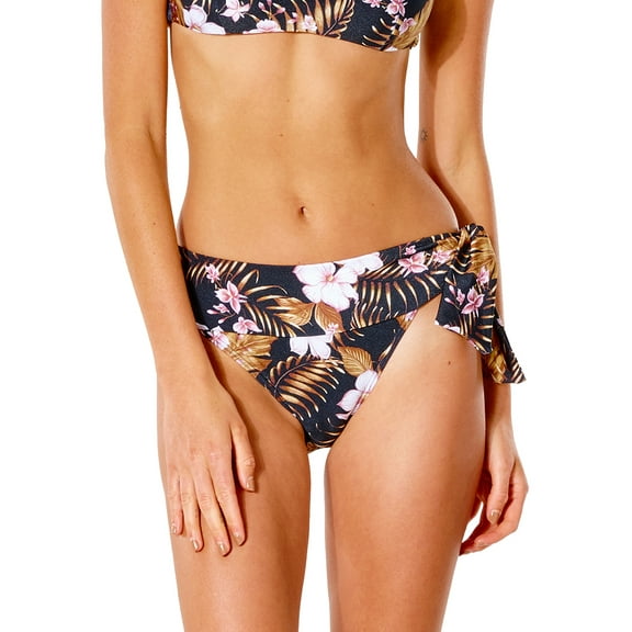 Playabella Highwaist Cheeky Bikini Bottoms [Black]