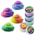 thumbnail image 1 of Playbees Color Changing Frudge Putty 4-Pack - Heat Sensitive Slime - 2 Oz per Container - Sensory, Educational, and Fun Playset - Rainbow Colors, Slime Parties, Sensory and Tactile Stimulation, 1 of 3