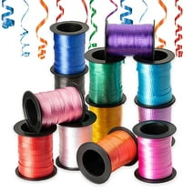 Playbees Curling Ribbon - 12-Pack - 60 Foot Rolls - 240 Yards Total Assorted Colors Ribbon for Crafts, Gift Wrapping, String Balloons, Tie Hair, and Create DIY Decorations