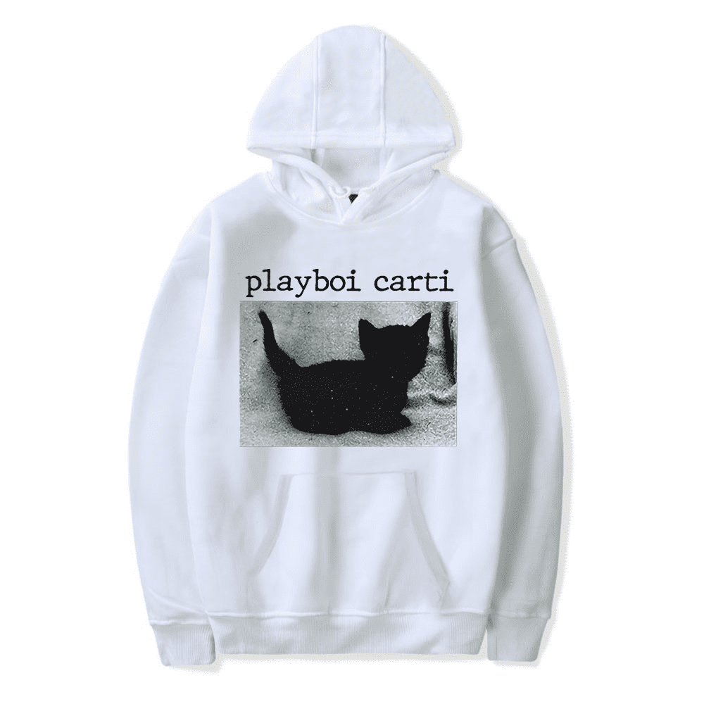 Playboi Carti Black Cat Hoodie Unisex Sweatshirt Casual Hip Hop Pullover  Tracksuit - Walmart.com