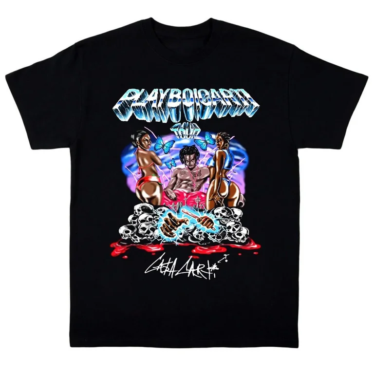 Playboi Carti Tour T shirt Gift For Fans Black S 5xl Hp281 Walmart