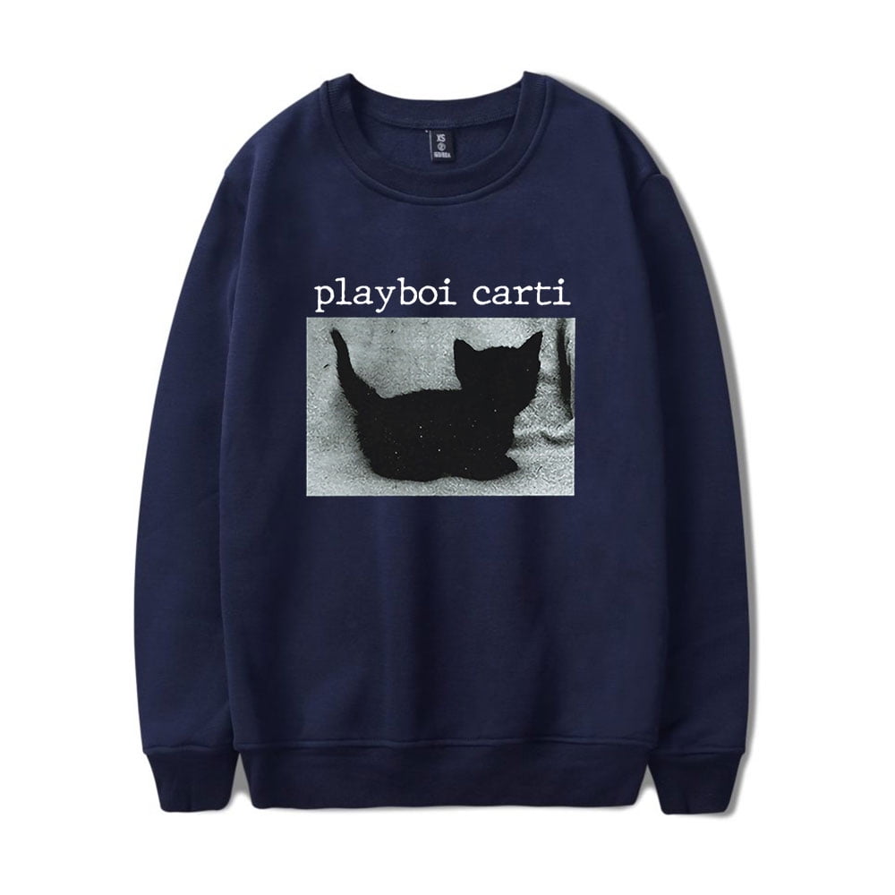 Black cat hoodie playboi carti new arrivals