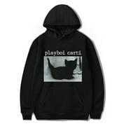 Playboi Carti black cat Hoodie Unisex Casual Fashion Sweatshirt Fashion Hoody