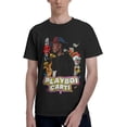 thumbnail image 1 of Playboi Rappe Carti Mens Womens Hip Hop Rap Trap Rapper Streetwear Vintage Style T-Shirt Black, 1 of 8