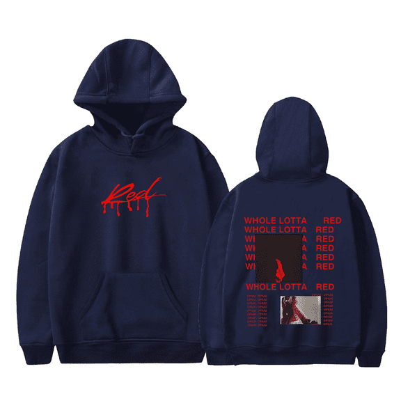 Playbois Rapper Merch Cartis Hoodie Pullover Streetwear Graphic Printed Sweatshirt for Women Men