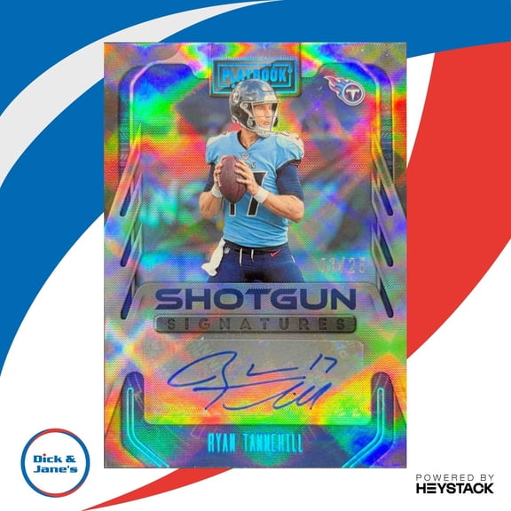 Playbook Ryan Tannehill SS-RT Shotgun Signatures Platinum NFL Autographed Football Card Tennessee Titans NFL Football Trading Card