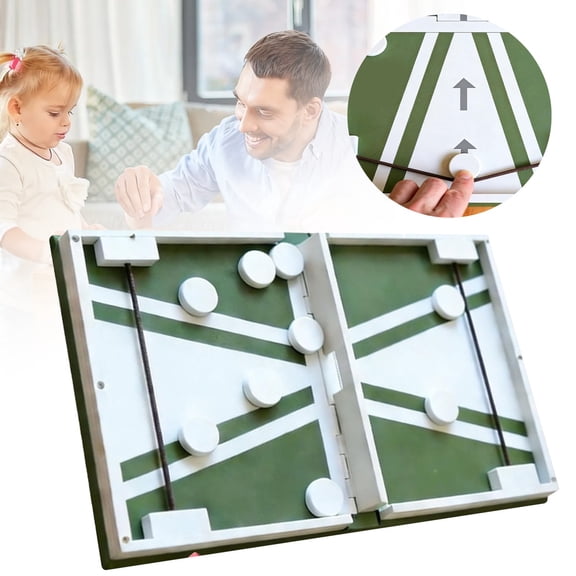 Playbook'd Sling Puck, 3D Printed Playbook Board Game, Book Board Games, Decorative Bookshelf Strategy Game (Sling Puck)