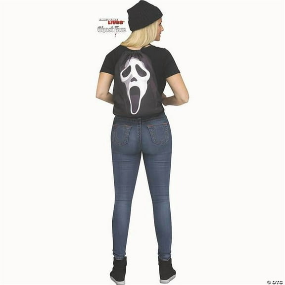 Playboy - 16 1/2" ScreamT Ghost Face Drawstring Backpack Accessory - One Size