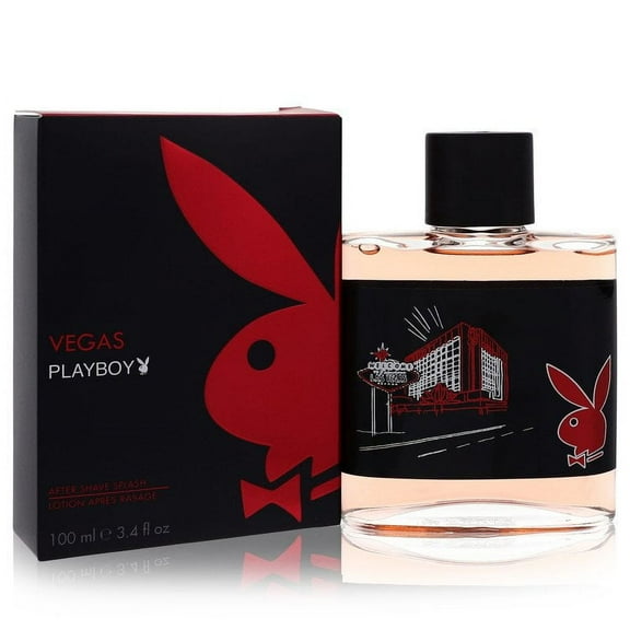 Vegas By Playboy For Men After Shave Lotion 3.4oz New in Box