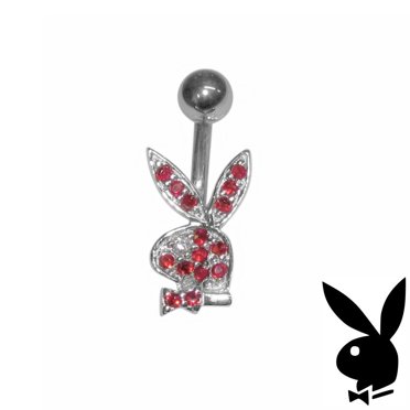 Playboy Bunny Nose Ring – Clip-On, Non-Piercing – Silver/Gold, Stainless Steel W/ CZ – Women’s Fashion Jewelry