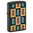thumbnail image 1 of Playboy Black Light Rabbit Head Black Matte Windproof Lighter, 1 of 7