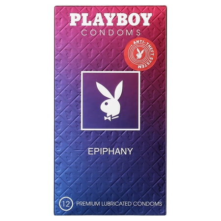 Playboy Epiphany Premium Lubricated Condoms, 12 Count.
