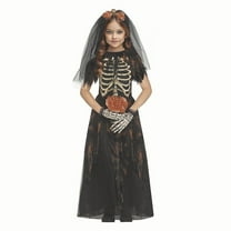 Playboy - Girl's Bones Bride Halloween Costume - Large 12-14