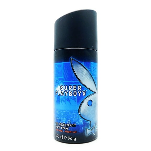 Playboy Super Playboy 24H Deodorant Body Spray for Him 150 ml.
