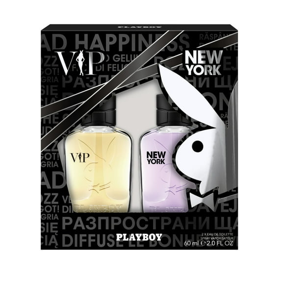 Playboy VIP + Playboy New York Cologne Spray Holiday Gift Set