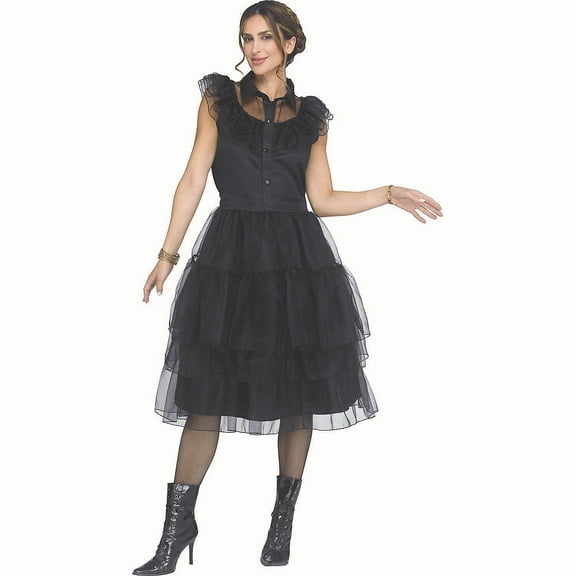 Playboy - Womens Black Polyester Gothic Beauty Dress Costume - One Size