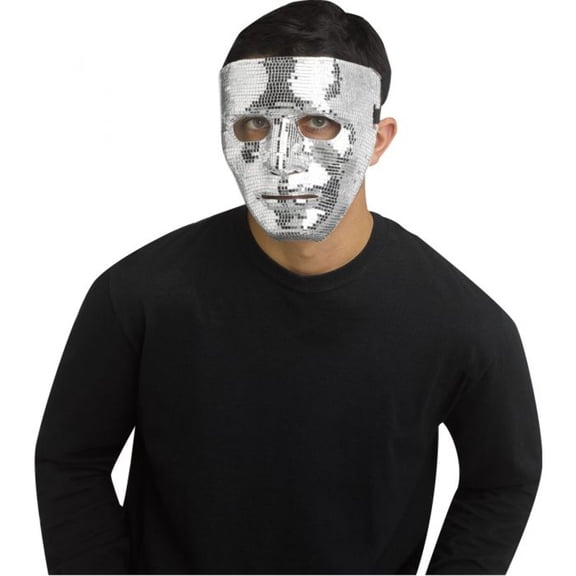 Playboy - s Plastic Disco Mirror Blank Full Mask - One Size - One Size
