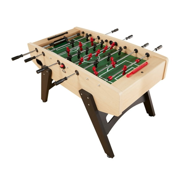 Playcraft Milan European Foosball Table, Light Maple