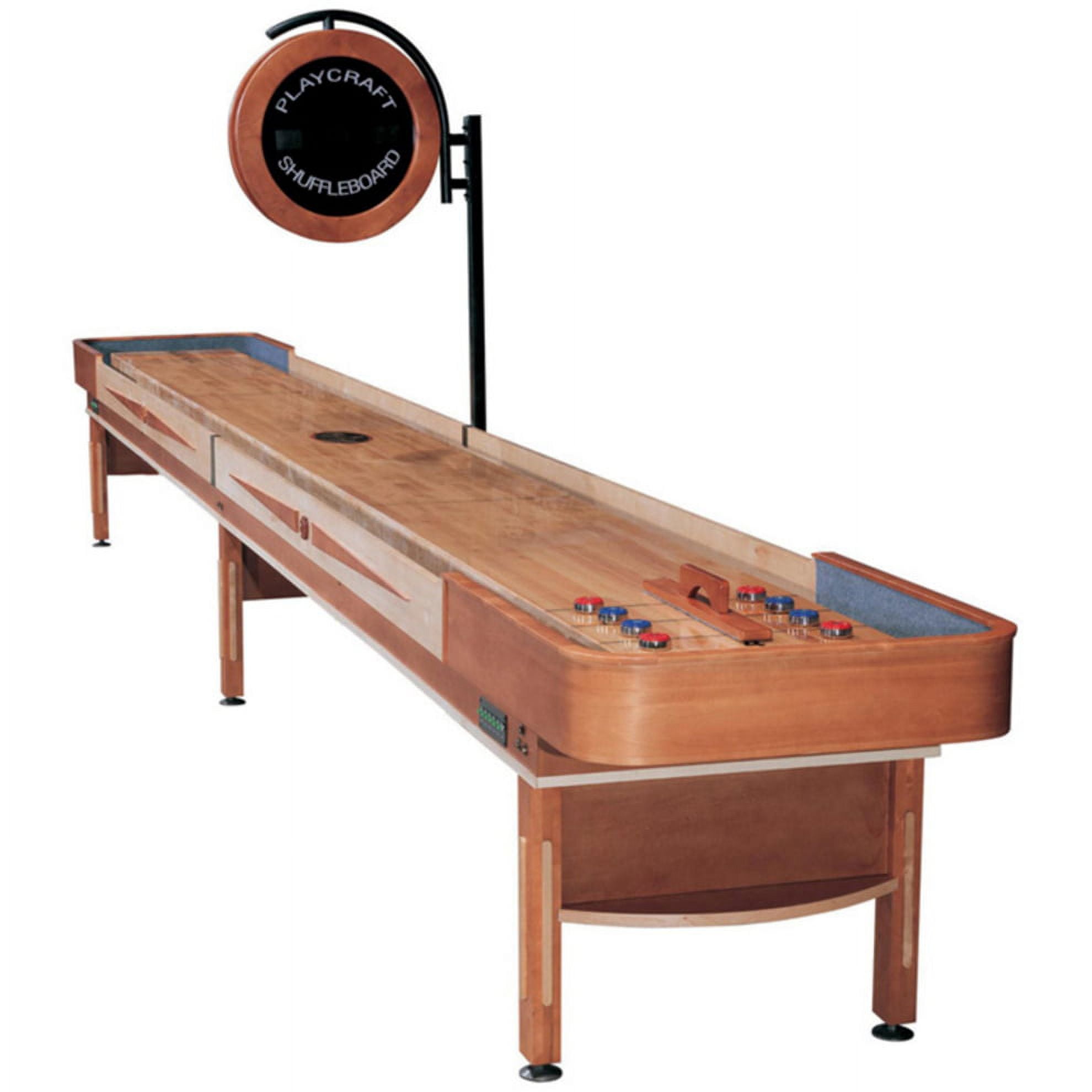Playcraft Telluride Honey 12' Wooden Shuffleboard Table